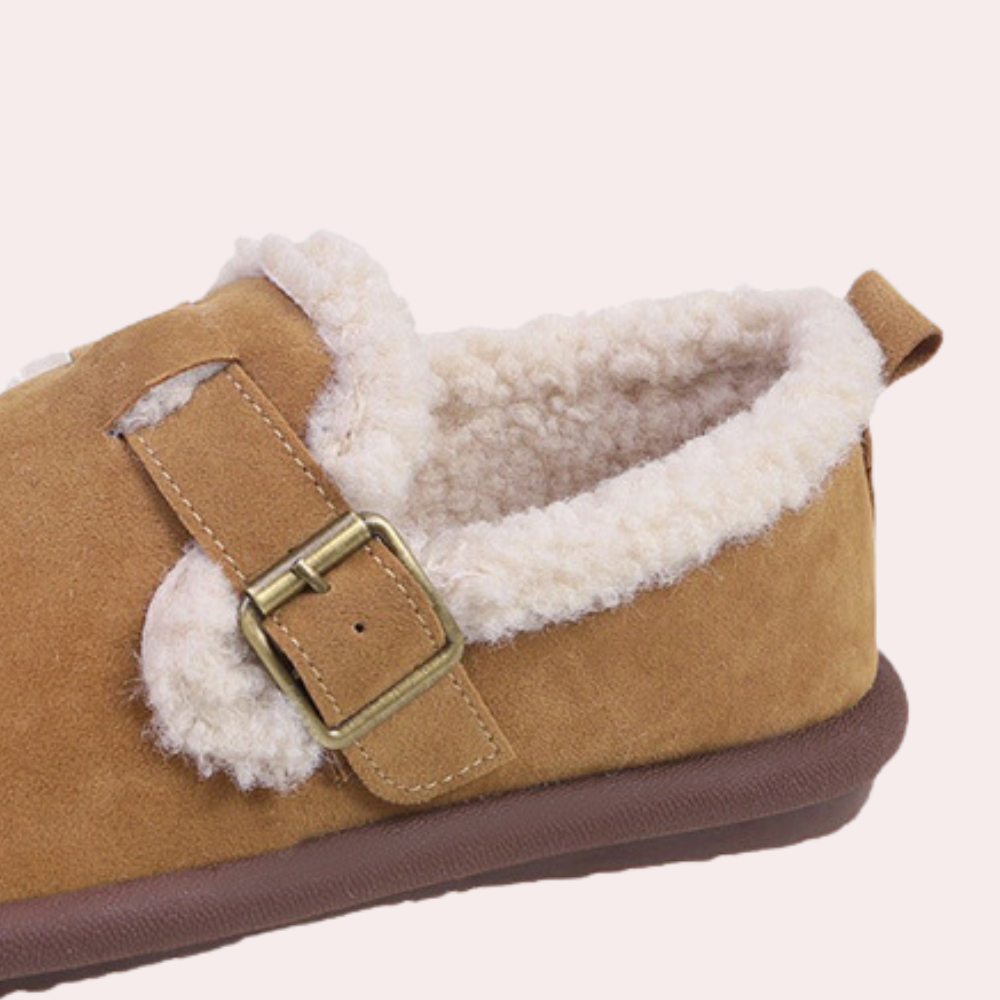 Vasilka - Klassische Winter-Loafers für Damen