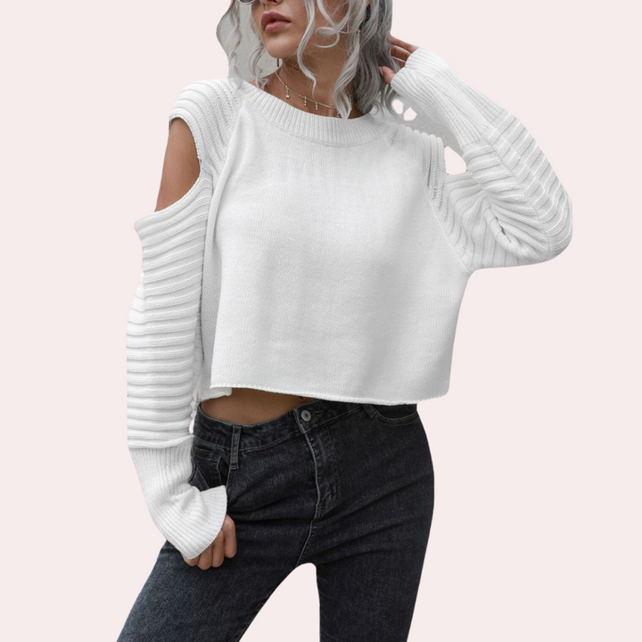 Sandra - Modischer Strickpullover für Damen
