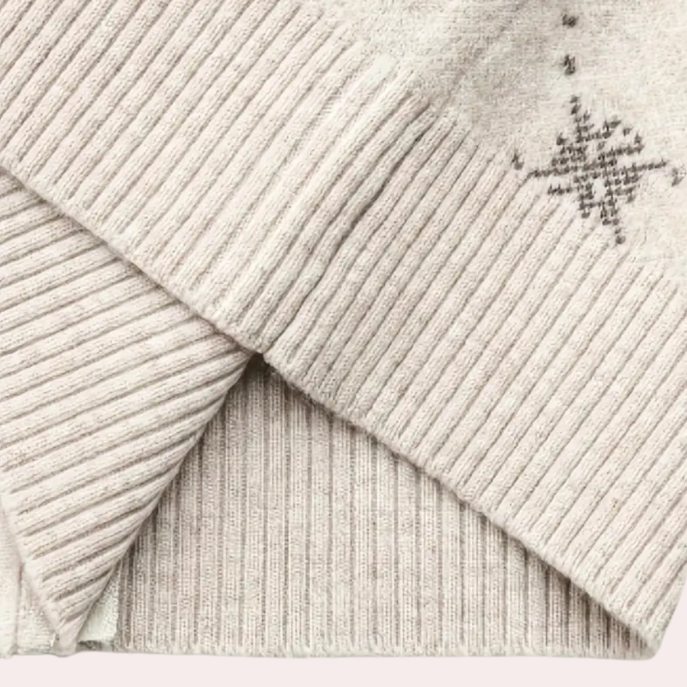 Justa - Trendige Geblümte Strickjacke für Damen