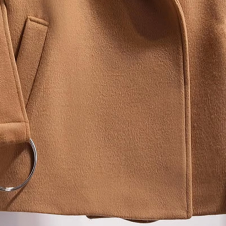 Delaney - Bequemer Mantel mit Gürtel für Damen