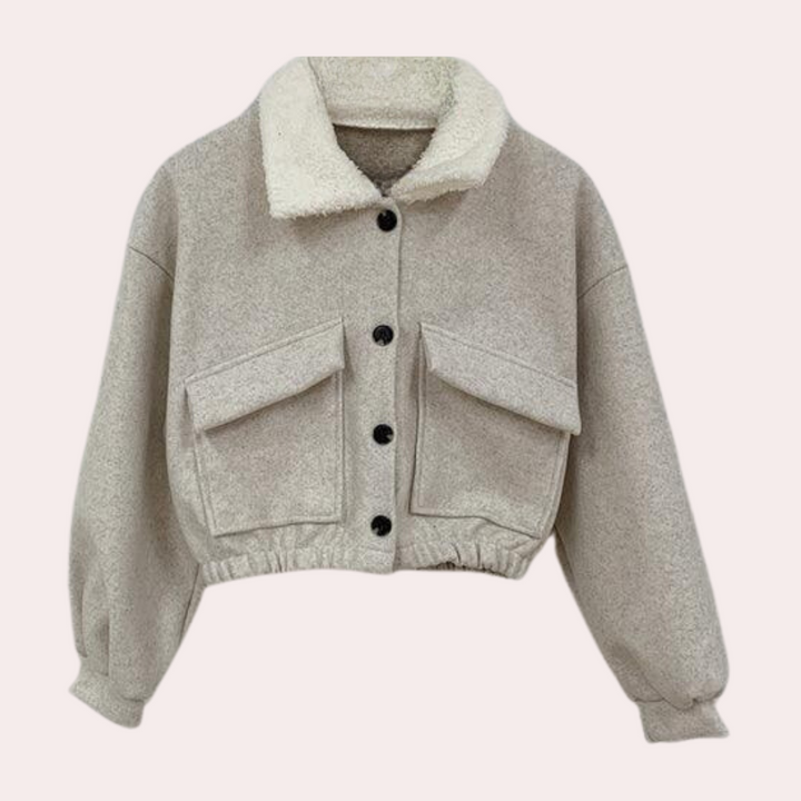 Lejla - Modische Kurze Strickjacke für Frauen