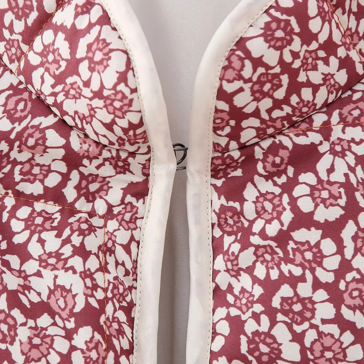 Nene - Geblümte Winterjacke für Damen