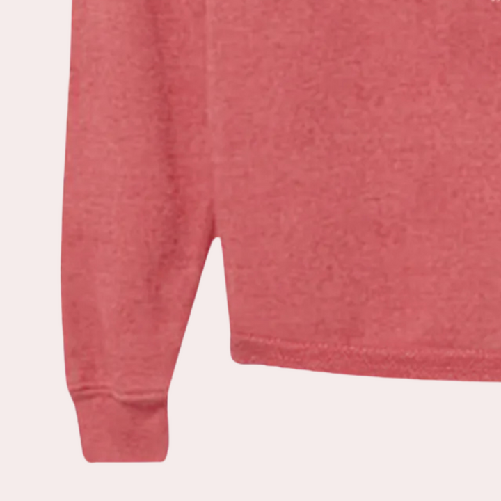 Adria - Entspannter Katzen-Motiv Pullover für Damen