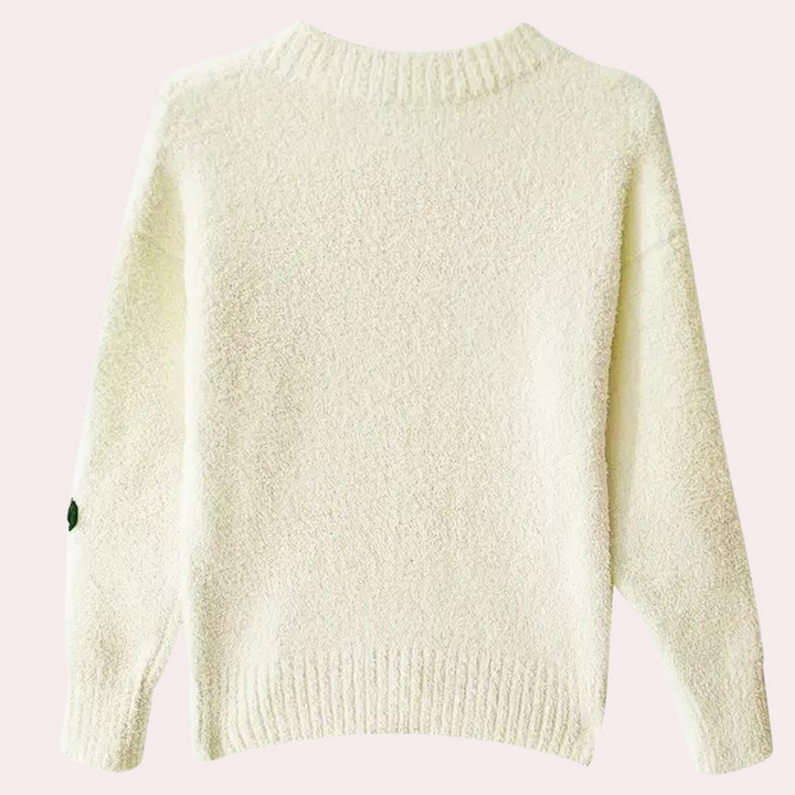 Brenda - Bunte Blütenpullover für Damen