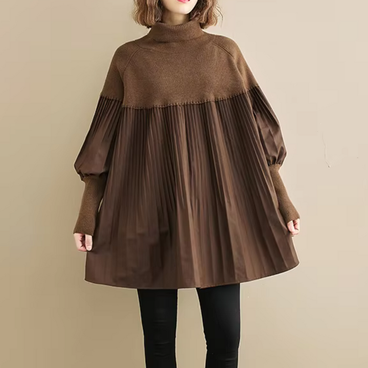 Birgit - Stilvoller Faltenpullover für Damen