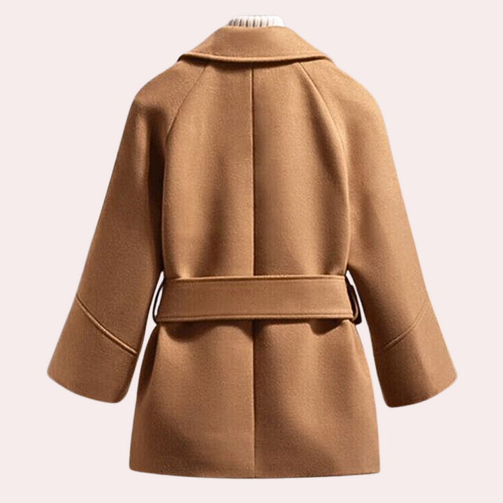 Delaney - Bequemer Mantel mit Gürtel für Damen