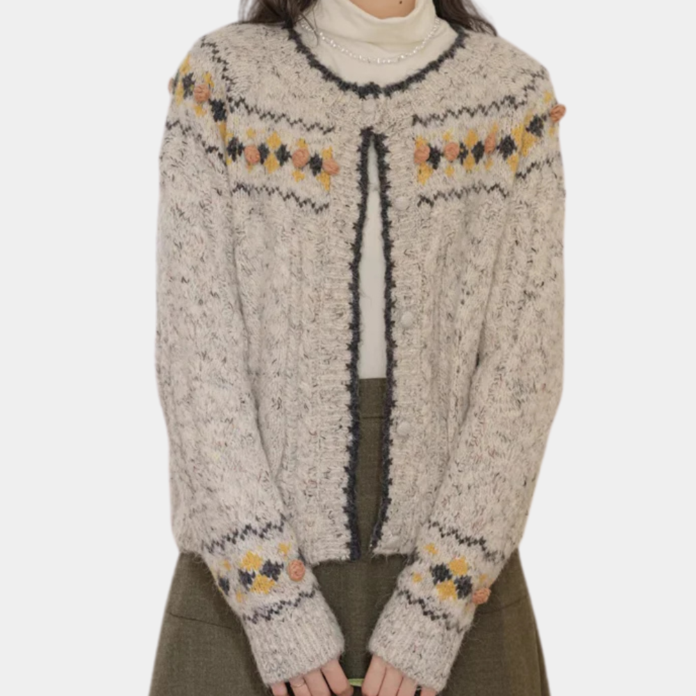 Elaine - Elegante Strickjacke für Damen