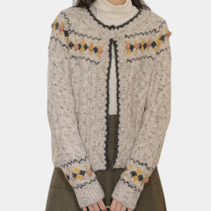 Elaine - Elegante Strickjacke für Damen