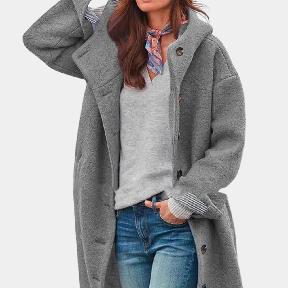 Hannah - Modischer Dicke Mantel für Frauen