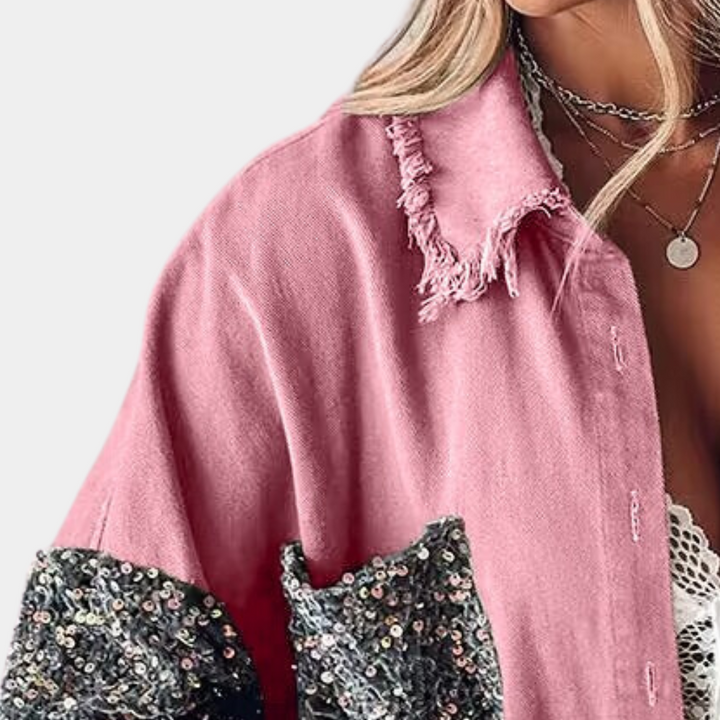 Delilah - Modische Paillettenjacke für Damen
