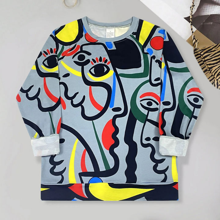 Carlota - Stylisches Sweat Hemden für Damen