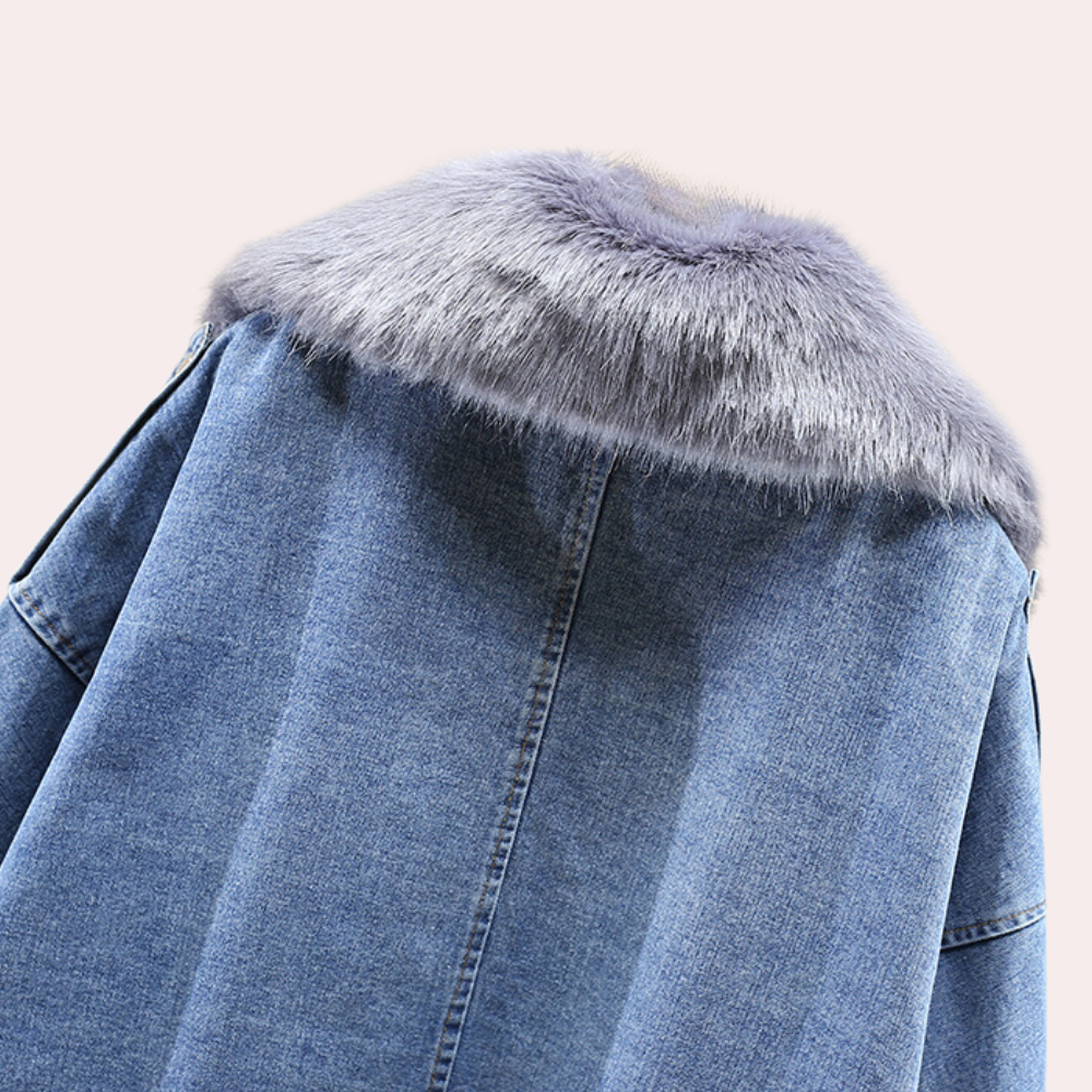 Delilah - Elegante Denim-Winterjacke für Damen