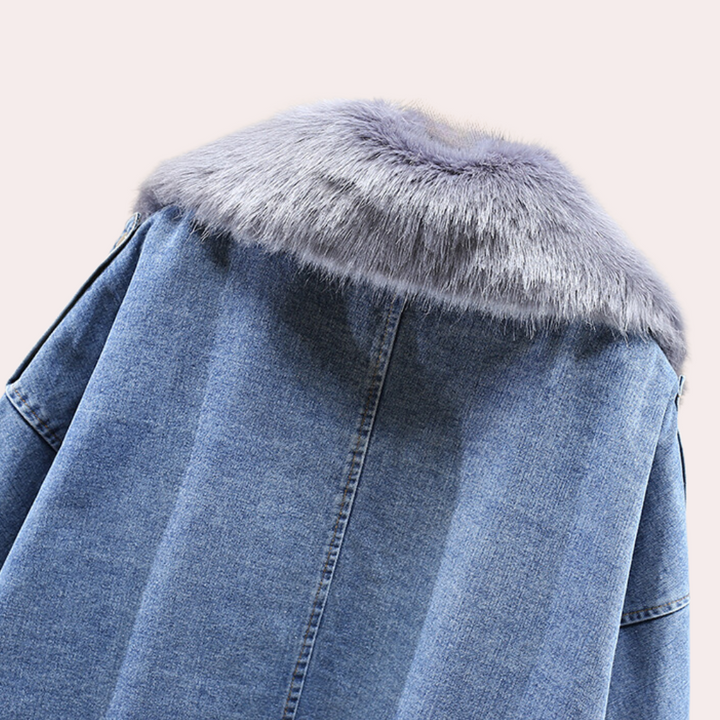 Delilah - Elegante Denim-Winterjacke für Damen