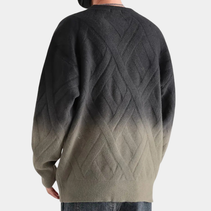 Lucifer - Modischer Farbverlauf Pullover für Herren