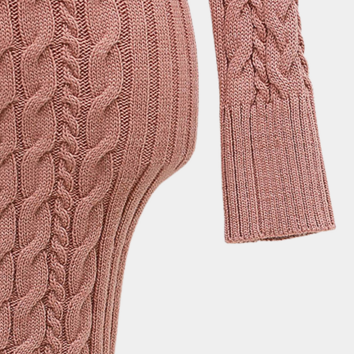 Ema - Elegantes Strickpullover Kleid für Damen