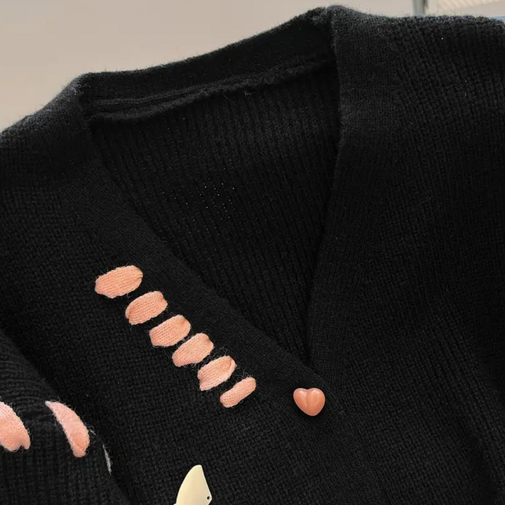 Olivia - Stylische Übergroße Strickjacke für Frauen
