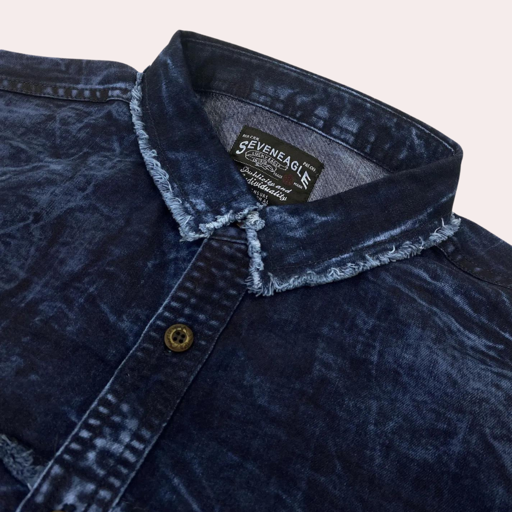 Billy - Langärmeliges Jeanshemd für Männer