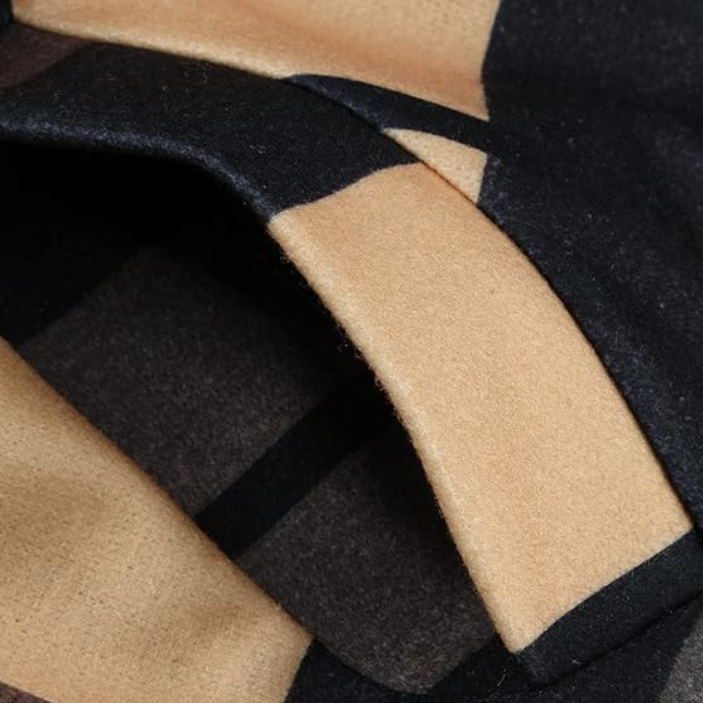 Richard - Eleganter Karierter Mantel für Herren