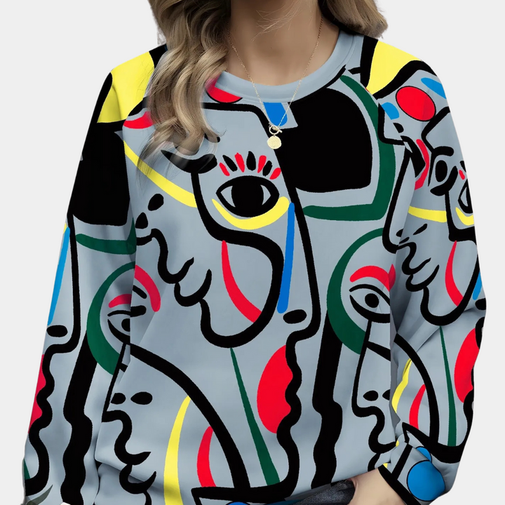 Carlota - Stylisches Sweat Hemden für Damen
