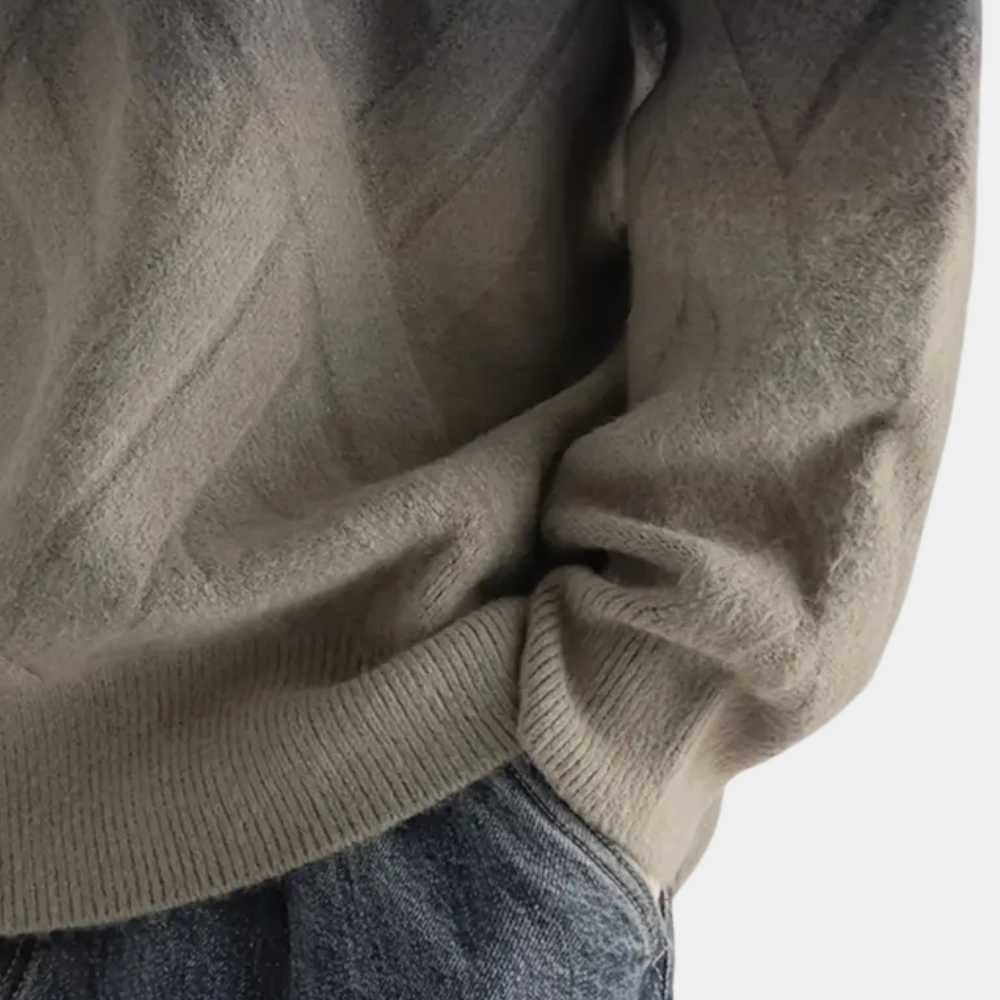 Lucifer - Modischer Farbverlauf Pullover für Herren