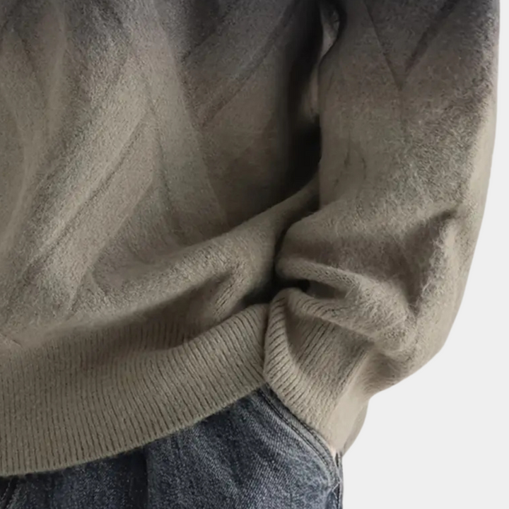 Lucifer - Modischer Farbverlauf Pullover für Herren