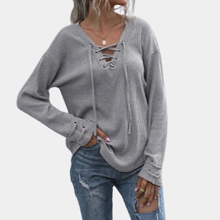 Rosalina - Lässiger Strickpullover für Damen