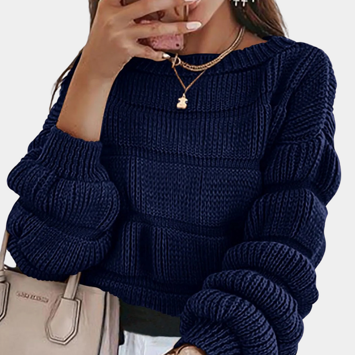 Sandra - Modischer Strickpullover für Damen