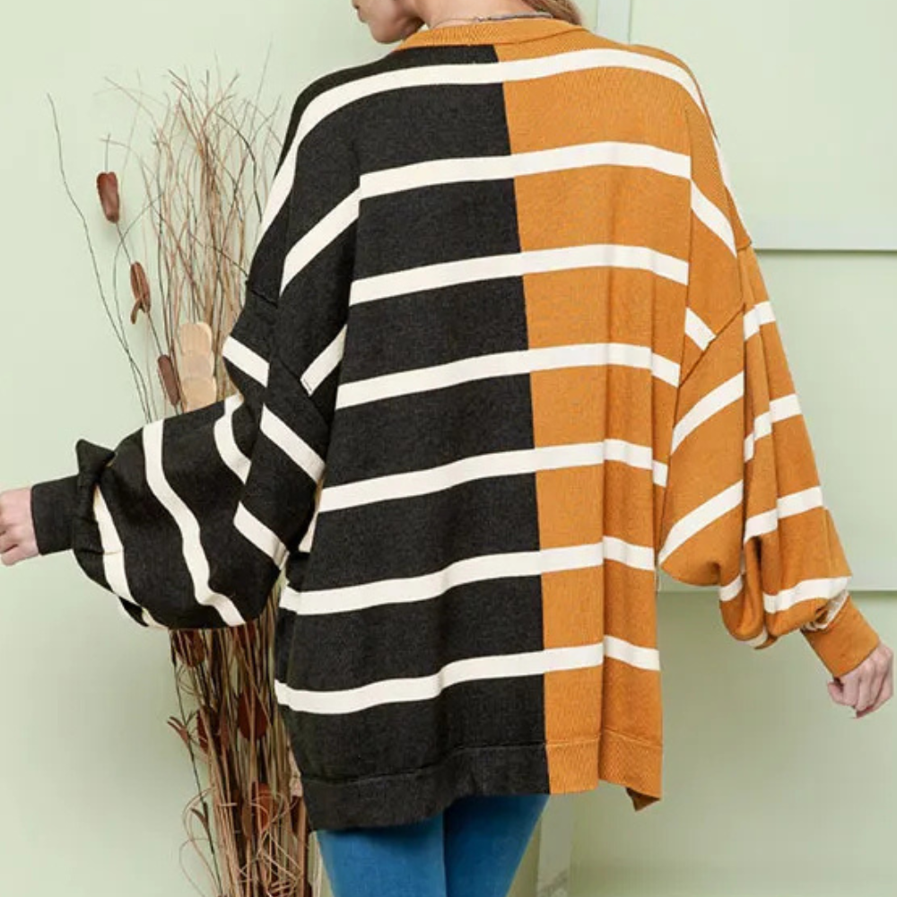 Victoria - Gestreifter Freizeitzpullover für Damen