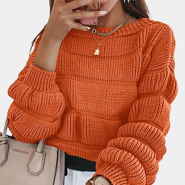 Sandra - Modischer Strickpullover für Damen