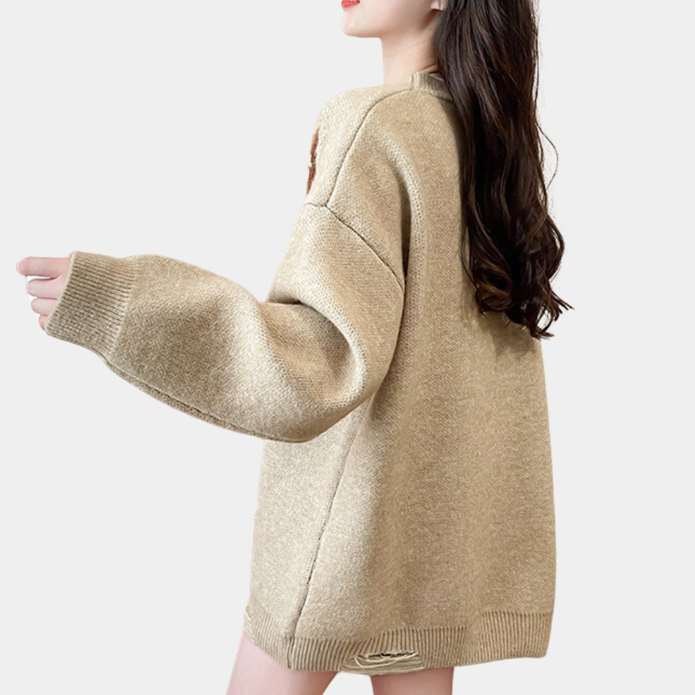 Manuela - Weit Geschnittener Pullover für Damen
