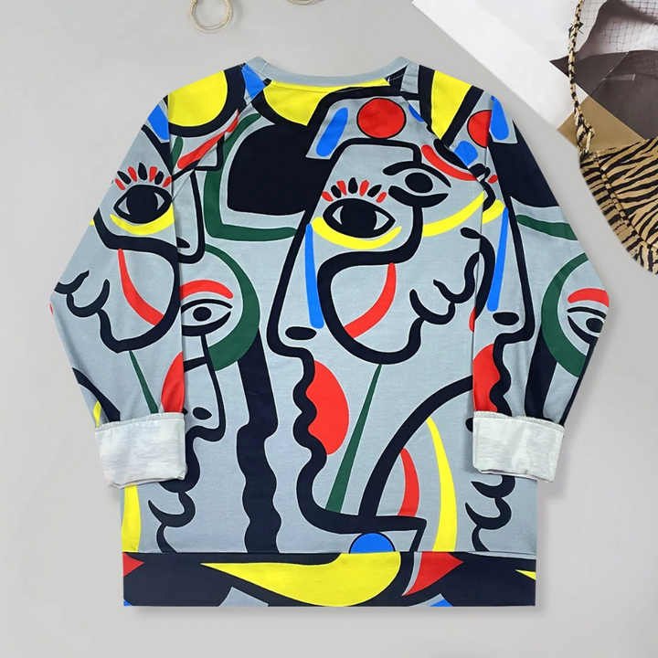 Carlota - Stylisches Sweat Hemden für Damen