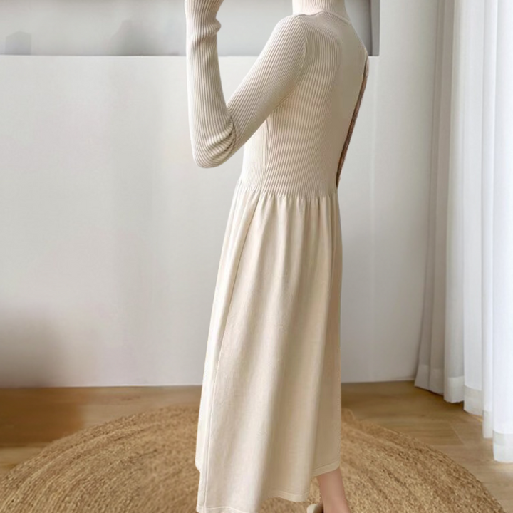 Ohanna - Elegantes Maxi-Winterkleid für Frauen
