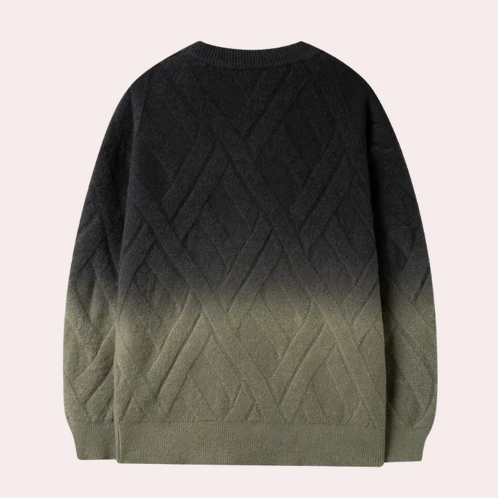 Lucifer - Modischer Farbverlauf Pullover für Herren