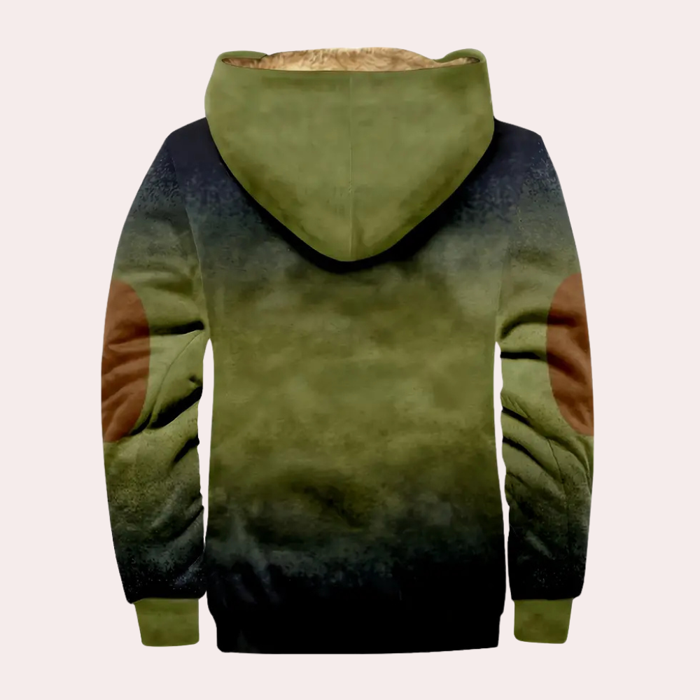 Kika - Praktische Kapuzen-Winterjacke für Männer