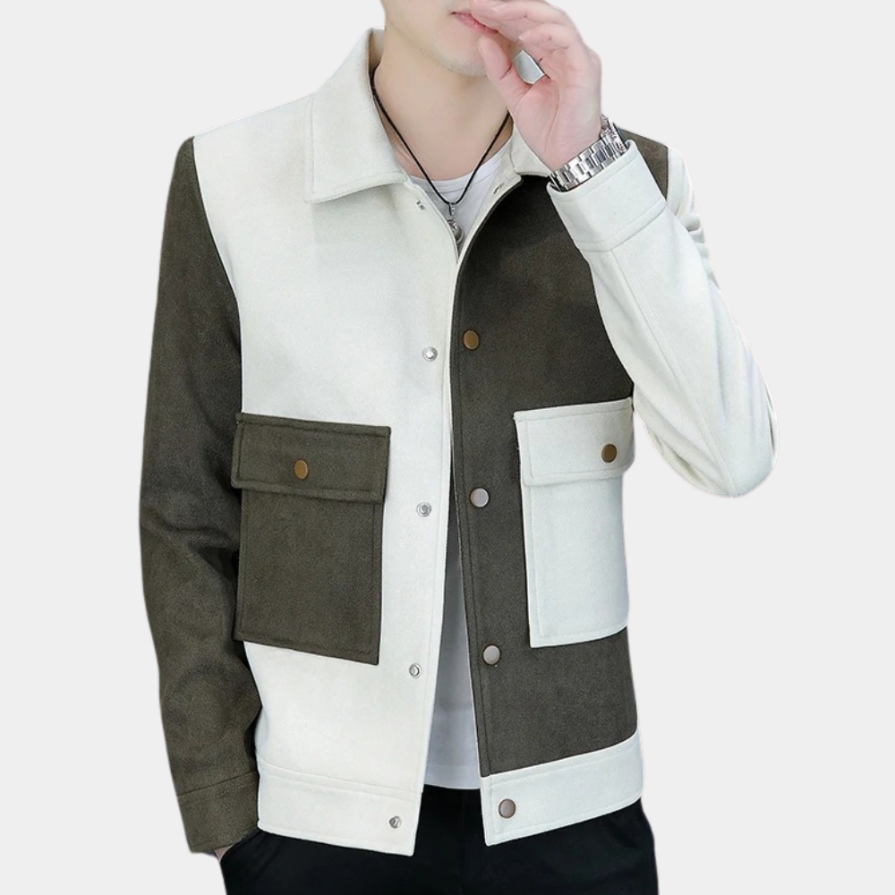 Fred - Stylische Kragenjacke für Männer