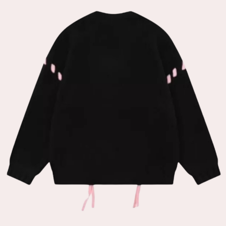 Olivia - Stylische Übergroße Strickjacke für Frauen