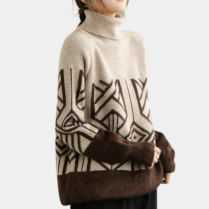 Aloha - Modischer Rollkragenpullover für Damen