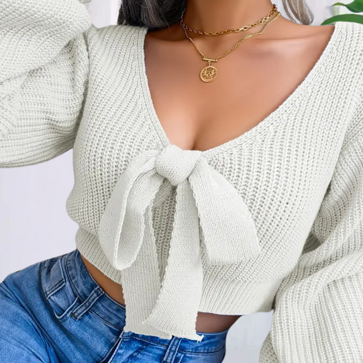 Lillian - Trendiger Kürzer Pullover für Damen