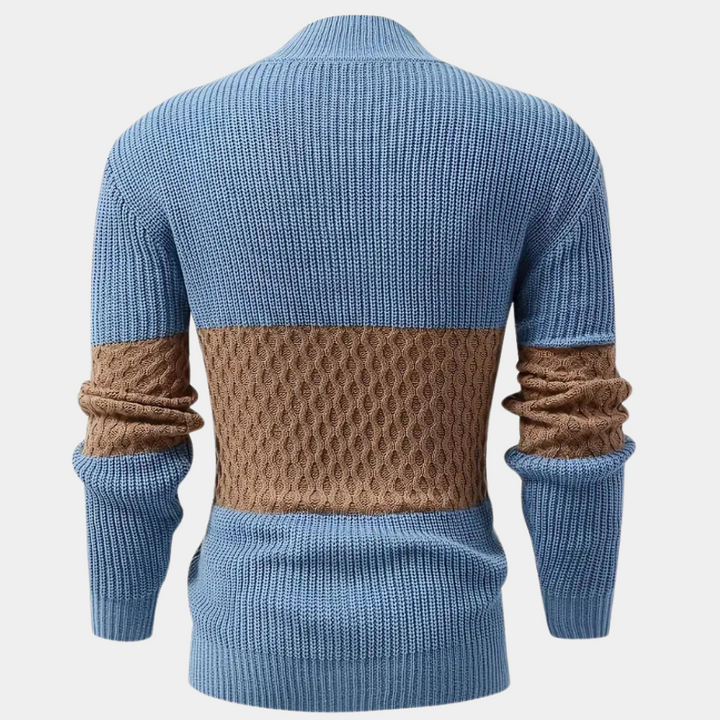 Howard - Modisch Gemusterte Strickjacke für Herren