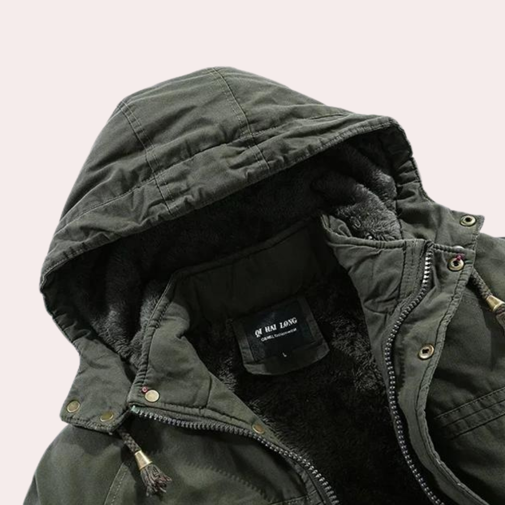 Aaron - Vielseitige Kapuzen-Winterjacke für Männer