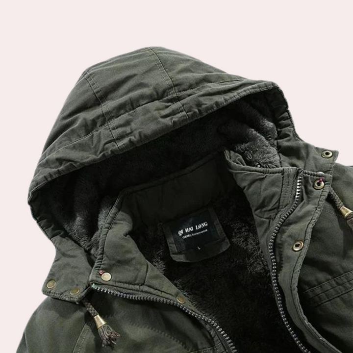 Aaron - Vielseitige Kapuzen-Winterjacke für Männer