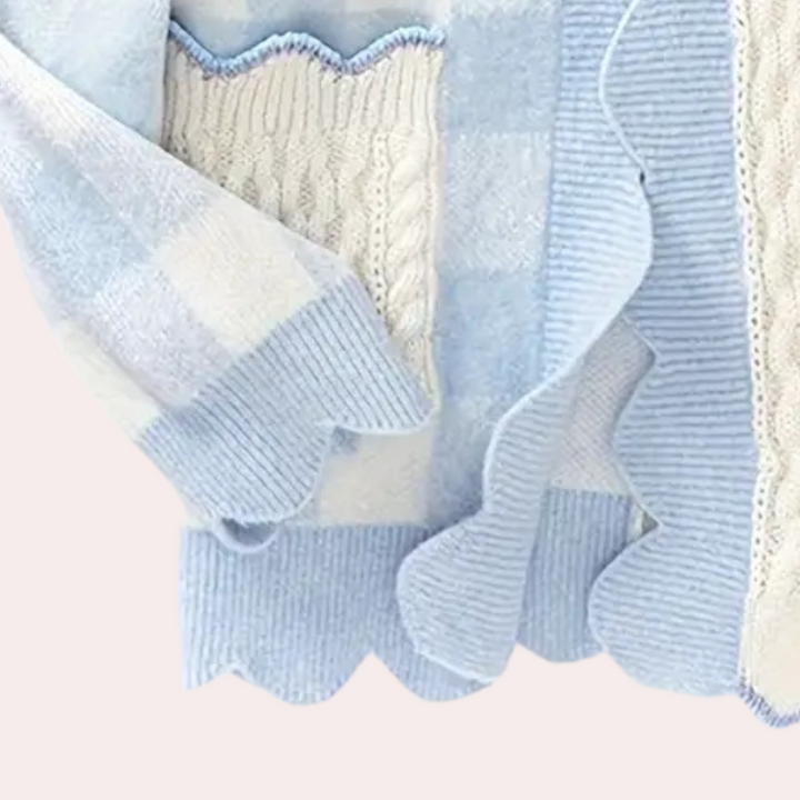 Alexis - Eleganter Strukturierter Strickjacke für Damen