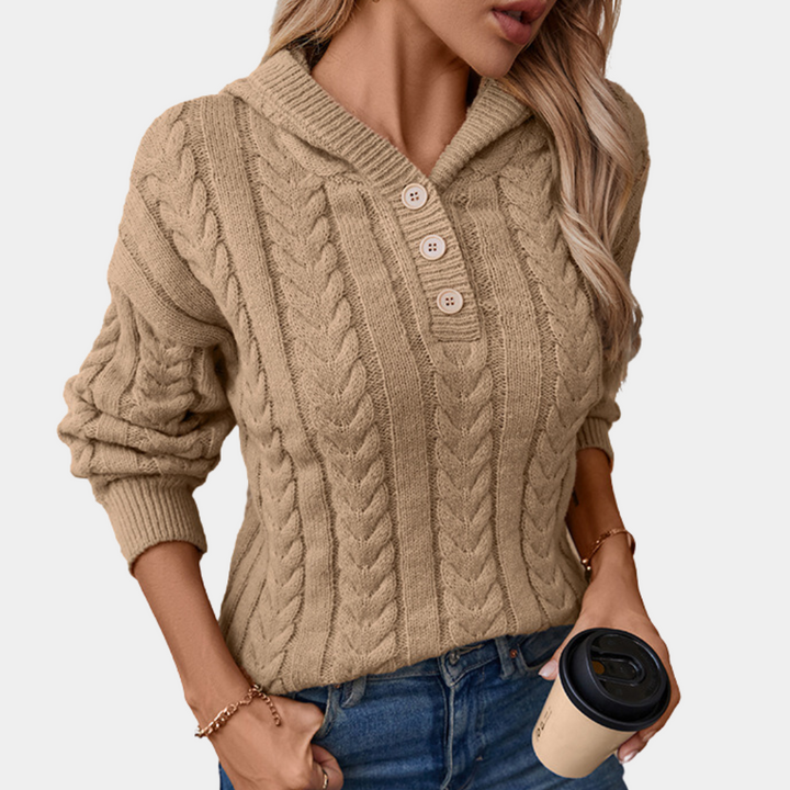 Samantha - Trendiger Strickpullover für Damen