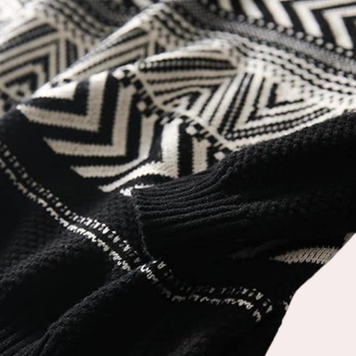 Sabina - Eleganter Pullover mit Hohem Kragen für Damen