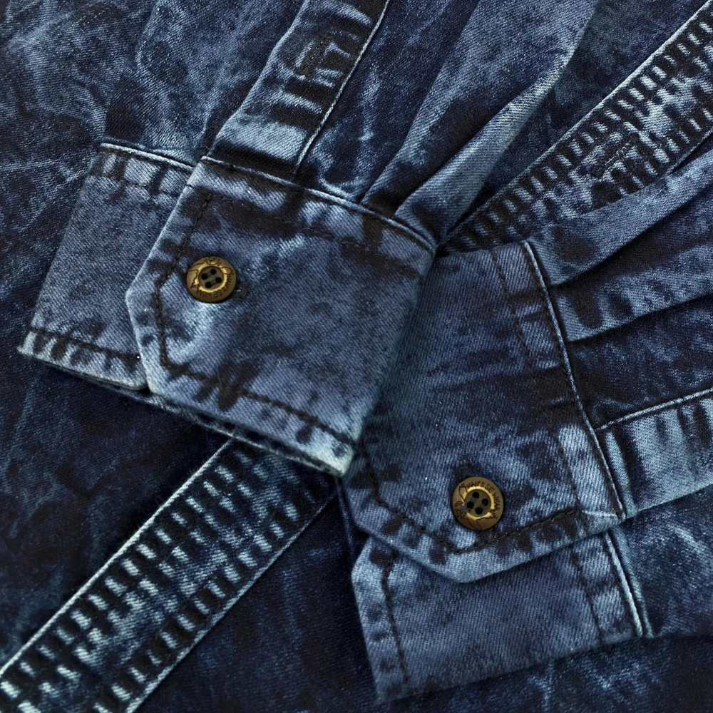Billy - Langärmeliges Jeanshemd für Männer
