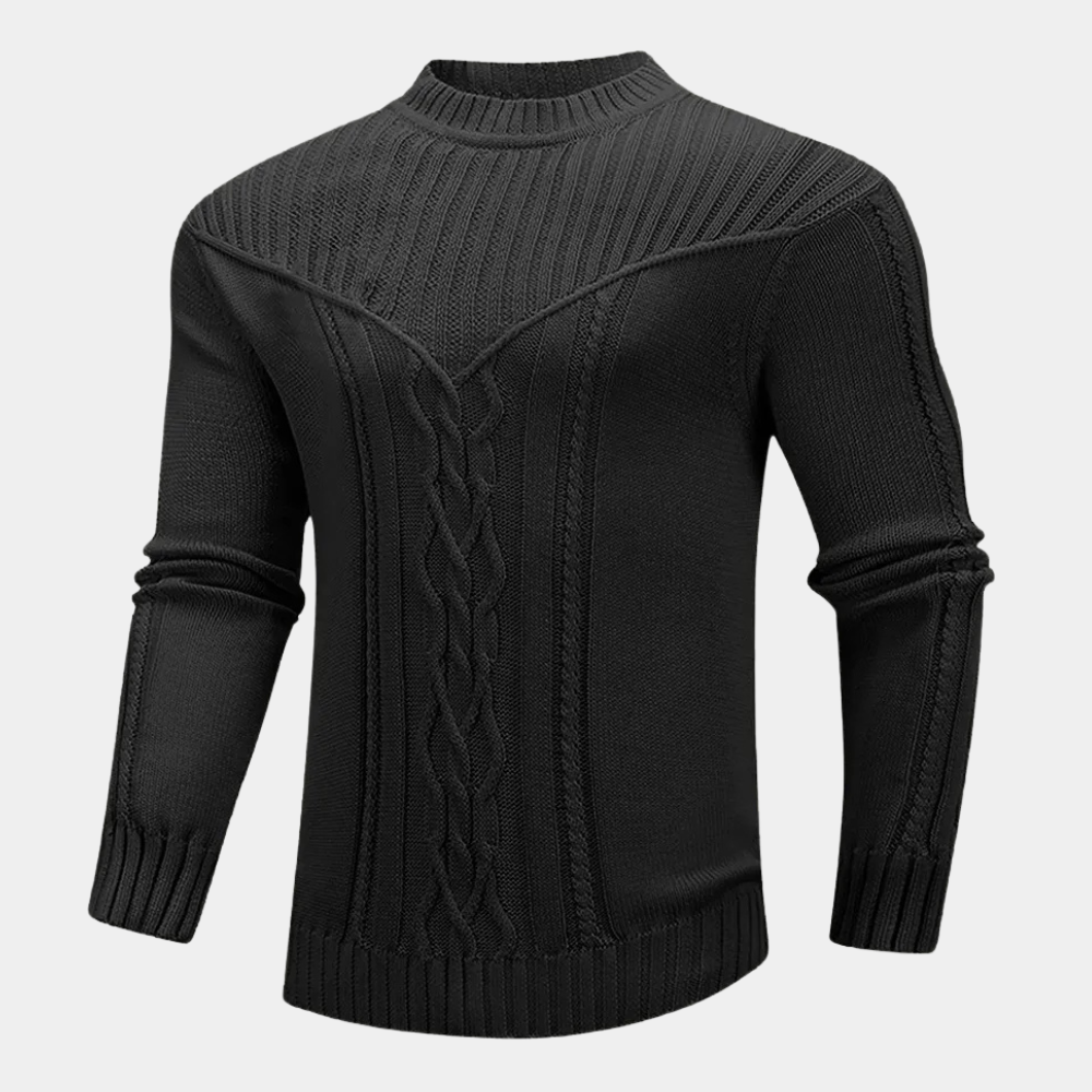 Gregory - Eleganter Rundhals-Pullover für Herren