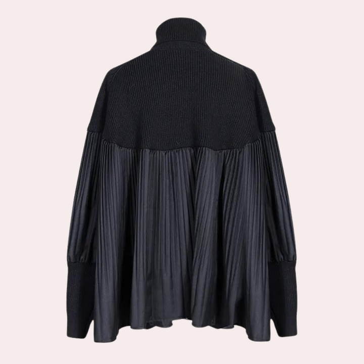Birgit - Stilvoller Faltenpullover für Damen